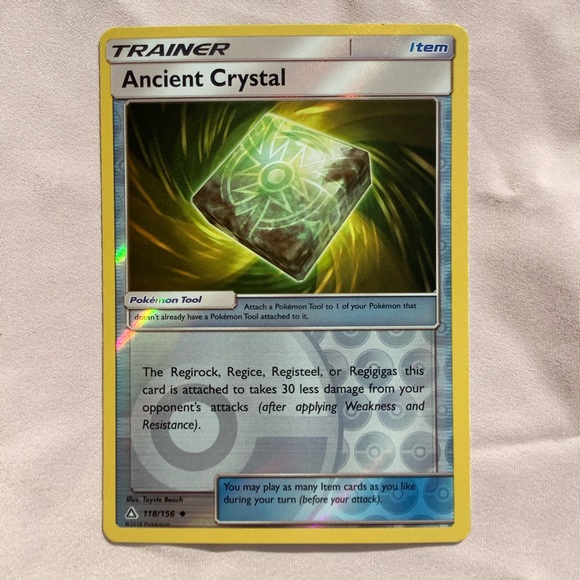 Pokémon Card Trainer Ancient Crystal - Picture 1 of 3